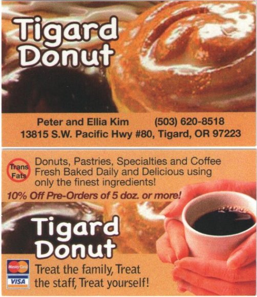 Tigard Donut